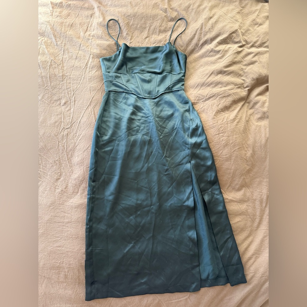Zara Corset Style Black Dress